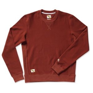 Tracksmith Trackhouse Crew Sweater Men’s size X-Small in Maple / Dark Orange